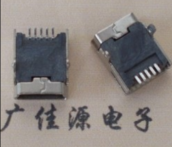 无锡mini usb 5p接口 迷你 卧式插座 端子贴片 接插件
