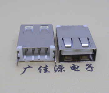 无锡USB AF立式 直插 加长款17.5MM 大电流3A插座