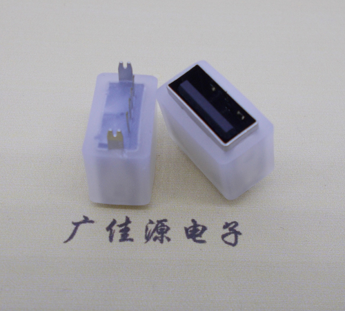 无锡USB连接器接口 10.5MM防水立插母座 鱼叉脚