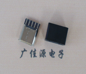 无锡麦克-迈克 接口USB5p焊线母座 带胶外套 连接器