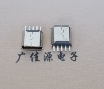 无锡Micro USB接口 母座B型5p引脚焊线无后背