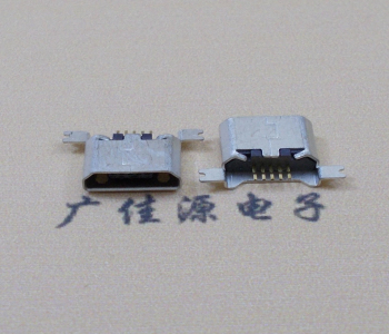 无锡MK USB B Type 沉板0.9母座后两脚SMT口不卷边