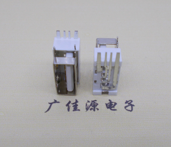 无锡USB侧立式短体10.0尺寸 侧插加宽脚5A大电流插座