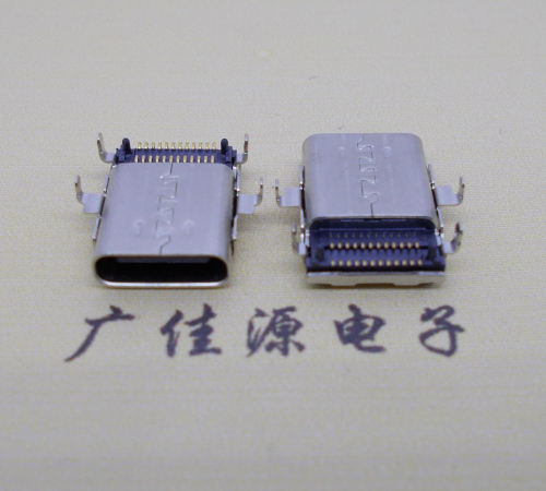 无锡沉板usb 3.1 type-c24p母座双排贴板L=12.8mm