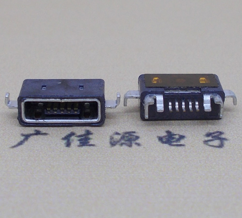 无锡MICRO USB防水AB型口母头3D图纸封装
