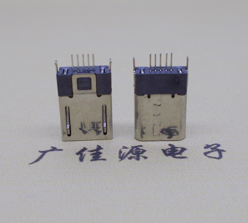 无锡micro-迈克 插座 固定两脚鱼叉夹板1.0公头连接器