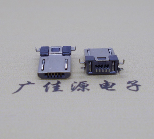 无锡Micro usb焊板式公头贴片SMT款无弹超薄