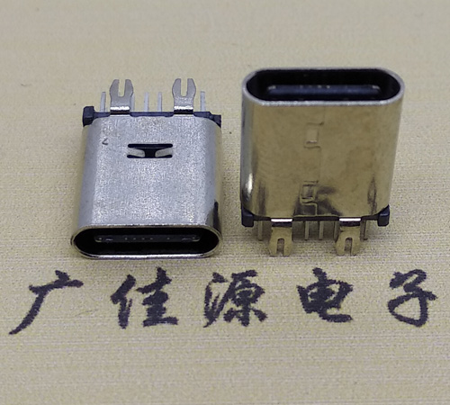 无锡直立式type-c14p母座接口 usb type-c连接器