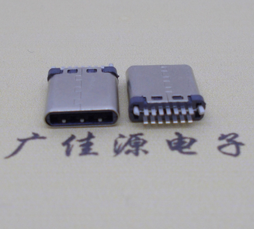 无锡type-c14p公头铆合有地线接口厚2.7mm