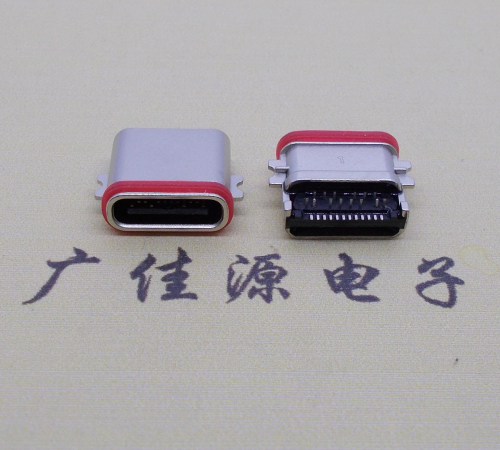 沉板usb 3.1 无锡type-c防水母座