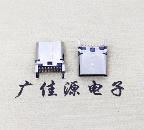 无锡USB 3.1TYPE-C16Pin立贴母头座子引脚接线正负级详解